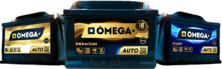Baterias Ômega - Linhas Start, Free e Premium